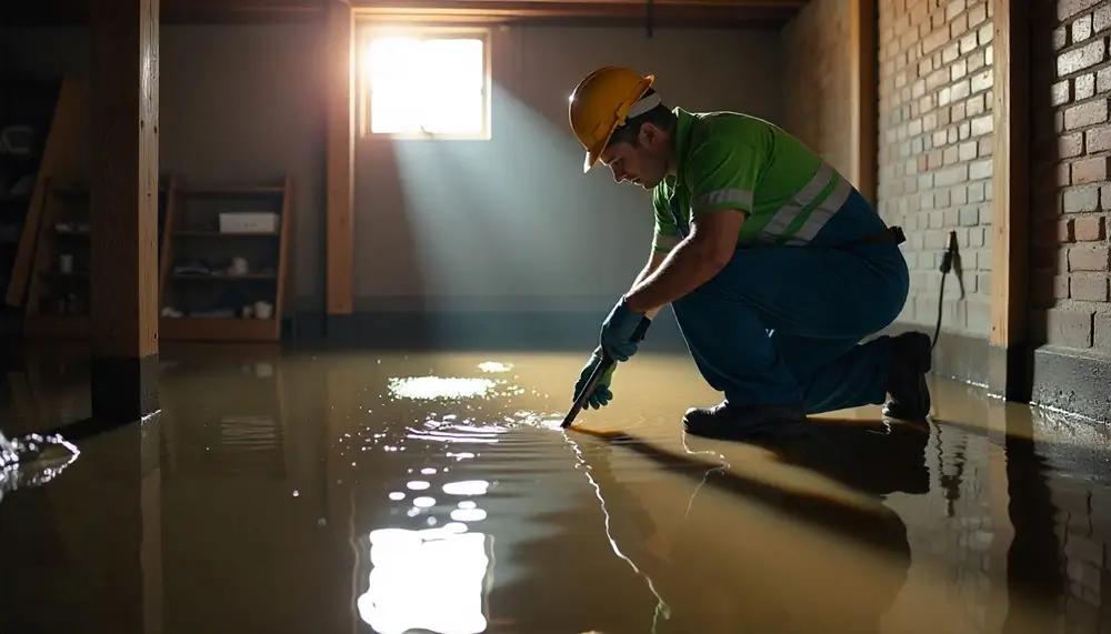 Professional water damage restoration services in Gnadenhutten, OH